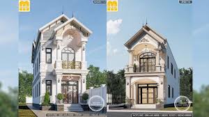 25+ Mẫu nhà phố 2 tầng mái Thái đẹp mê ly nhất năm 2024