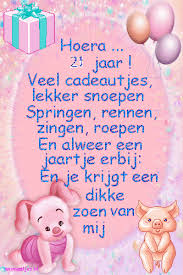 21 Jaar Grappige Tekst Fdu55 Agbc