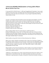 Is back in its usual spot on the sports calendar in 2021 as it will go off on the third saturday in may. Putlockers Hd Godzilla Vs Kong 2021 Movie Online Full For Free Hd Tv Pages 1 6 Flip Pdf Download Fliphtml5