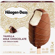 Nothing says summertime like ice cream — and while you could cool down with something safe and fruity like a pop. Order Haagen Dazs Ice Cream Bars Vanilla Milk Chocolate Fast Delivery