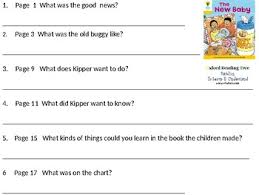 reading comprehension oxford reading tree level 5 the new baby