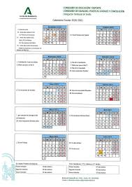 Se garantiza que habrá al menos 3 periodos vacacionales para que descansen los alumnos y el personal educativo. Calendario Escolar De Sevilla Para El Curso Del 2020 2021