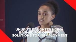 Uhuru kenyatta net worth is estimated at $500 million. Uhuru S Daughter Ngina Bashed For Offering Solutions To Unemployment Video Nairobi News