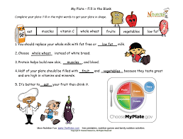 My Plate Fill In The Blank Answer Key Healthy Tips For Kids My Plate Group Meals