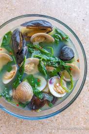 Manila Clam And Mussel Tinola Recipe Panlasang Pinoy Recipe Tinola Recipe Recipes Clam Recipes