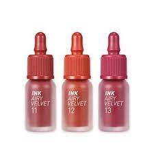 I love the velvet lip inks, but maybe i will try those for a bit more subtle colors. Peripera Ink Airy Velvet Ad 15 Colors Yesstyle