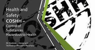Coshh Health And Safety Health And Safety Technology Health