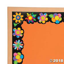 Oriental Trading Flower Bulletin Boards Bulletin Board Borders Bulletin Boards Classroom Decor