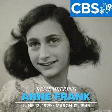 HAPPY HEAVENLY BIRTHDAY! 🎂Anne Frank was born in Frankfurt, Germany, and  then raised primarily in Amsterdam, the Netherlands. On her thirteenth  birthday, she received a blank book that she transformed into her