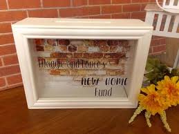 New House Fund First Home Savings Money Box Dream Home Save For House Shadow Box Money Box