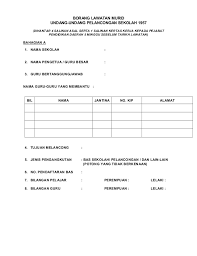 Berikut merupakan panduan yang disediakan buat pemohon baru yang ingin membuat permohonan bsh. Format Borang Permohonan Lawatan Terbaharu