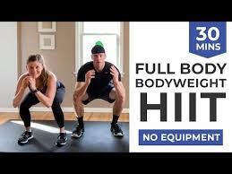 no equipment workout 30 minute hiit at