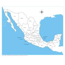 Mexico is one of nearly 200 countries illustrated on our blue ocean laminated map of the world. Mexico Labels