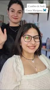 Cambio de look #viral #cortemariposa #tiktokviral #salondebelleza  #cambiodelook #influencer #chile