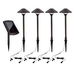 Martha Stewart Skylands Set Of 4 Landscape Solar Lights M56768 Solar Lights Solar Lights Garden Ikea Indoor Garden