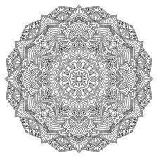 You can print them out and color them with pencils, paints, or markers. Mandala Coloring Pages Hard Novocom Top