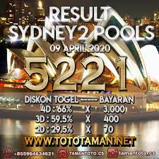 Result Sydney 2 Pools Kamis 09 April 2020 Di 2020 Sydney 27 Agustus Shio