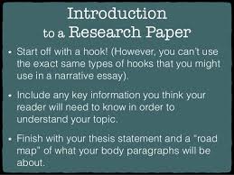 Every aspect of a paper is essential. Research Paper Hooks