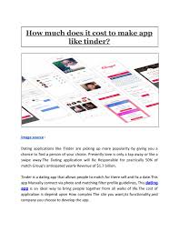 Can love be found online? How Much Does It Cost To Make App Like Tinder By Varsha Solanki Issuu