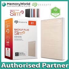 It is developed with protective metal which makes it trusted and reliable seagate's portable. Seagate Backup Plus Slim 2tb Gold External Hard Drive Warranty 3 Years Local Singapore Warranty