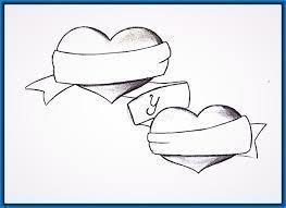 Resultado De Imagen Para Dibujos Faciles De Hacer A Lapiz De Amor Cute Heart Drawings Easy Drawings Sketches Heart Drawing