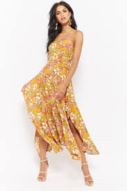 Tropical Handkerchief Maxi Dress Forever21 Handkerchief Maxi Dress Maxi Dresses Casual Dresses