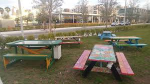 Look A Solar Tables Joined The Aesop S Tables On The 500 Block Ilovewpb Table Solar Clematis Street