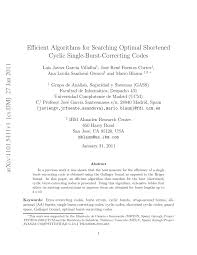 What do you think he does there? Pdf An Efficient Algorithm For Searching Optimal Shortened Cyclic Single Burst Correcting Codes