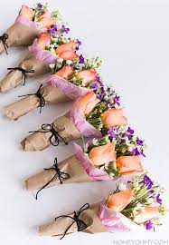 Diy Mini Flower Bouquets Homey Oh My Flower Bouquet Diy Flower Gift Flowers Bouquet Gift