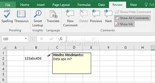 Check spelling or type a new query. Menampilkan Atau Menyembunyikan Komentar Dan Indikator Di Microsoft Excel