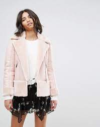 Pin By Bree Training On Asos Wish List Faux Shearling Jacket Latest Fashion Clothes Jackets For Women
