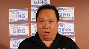 James Ging seaking Windsor ward 2 seat