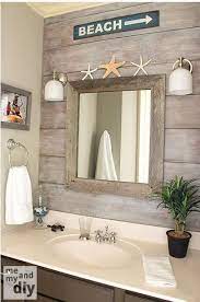 Check out these 16 beach themed bathroom ideas. Friday Favorite Diy Projects Roundup Beachhomes Banheiros Nauticas Decoracao Banheiro Praia Banheiros De Praia