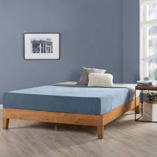 Queen Size 12 Inch Grand Solid Wood Platform Bed Frame Natural Crown Comfort Overstock 22378124 A bed frame with a traditional and rustic appearance will change the look of your bedroom. queen size 12 inch grand solid wood platform bed frame natural crown comfort