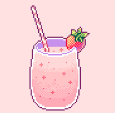 19 comments 33 faves 0 avatars: My Strawberry Milk Evolution Anime Pixel Art Pixel Art Food Pixel Art Design