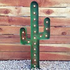 Cactus Marquee 36 Cactus Wall Decor Light Up Cactus Etsy Cactus Light Decor Cactus Decor