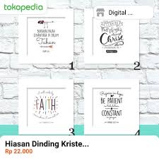 Jika hp kamu ingin terlihat lebih seram, kalian bisa mencari gambar setan. Hiasan Dinding Kristen Pigura Ayat Alkitab Christian Wall Decor Dengan Gambar Dinding Hiasan Kristen