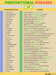 Check spelling or type a new query. Prepositional Phrases With By At In And For In English With Useful Examples Fluent Land