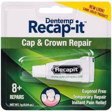3.5 out of 5 stars 507. Recapit Dental Cement Maximum Hold 1g Rite Aid