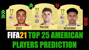 (born september 18, 1998) is an american professional soccer player who plays as a winger or an attacking midfielder for premier league club chelsea and the united states national team. Fifa 21 Top 25 American Players Rating Prediction W Pulisic Dest Opara Mckennie Brooks Youtube