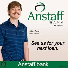 Adam Sugg, Loan Officer at our Anstaff Berryville North Offfice is ready to  help you with your loan needs. Stop by or call 1.800.445.5745 or go to  Anstaff.bank today. #afamilybankingtradition