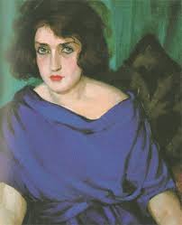 Les robes de couleur bleu roi évoquent bien sûr les soirées mondaines mais avec les créations présentées dans cette nouvelle collection, vous verrez qu'il existe de nombreux modèles de robes que vous pourrez porter toute l'année. Portrait D Une Jeune Femme En Robe Bleue Tamara Lempika 1922 Huile Sur Toile 63 X 53 Cm Barry Friedman Dt New York Ambrefield
