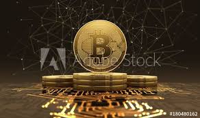 As bitcoin surges to new heights, investors will want to take a look at the best bitcoin and cryptocurrency stocks on the market now! Golden Bitcoins Standing On Circuit Board Cryptocurrency Concept 3d Illustration In 2021 Cryptocurrency Blockchain Bitcoin Price