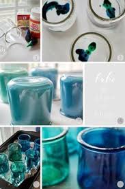 Diy Colored Oui Jars Mia Goes Shopping Crafts With Glass Jars Jar Crafts Mason Jar Crafts