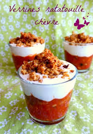 Verrine Chevre Ratatouille Verrine Chevre Verrine Aperitif Recette Verrine Apero