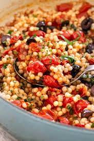 Maybe you would like to learn more about one of these? Israeli Couscous With Tomato And Olives Jessica Gavin