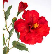 Most of these do not make good houseplants. Artificial Hibiscus Flower Spray Xiang With Flowers Red 3ft 105cm Fake Trees