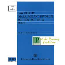Law reform (marriage and divorce). Law Reform Marriage And Divorce Act 1976 Act 164 Rules As At 15th January 2019 Shopee Malaysia