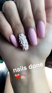 Spring Nails Nail Shape Is Coffin 3d Clay Flowers Nails Coffinnails Coffin Nailshape Summernails Summer Spri Nail Shapes Coffin Shape Nails Nails