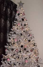 Black And White Christmas Tree Ideas My White Winter Wonderland Christmas Tree W H I R L W I N D White Christmas Trees Glam Christmas Tree Pink Christmas